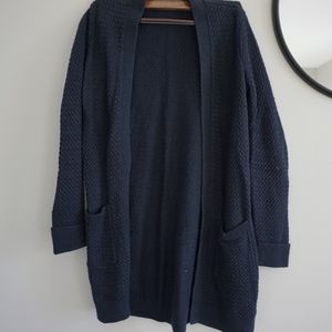 A&F athletic casual cardigan sweater